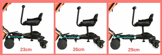 FreeOn Buggy Board Stroller Black Board