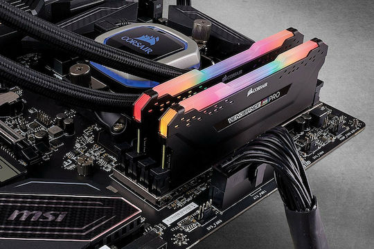 Corsair Vengeance RGB Pro DDR4 16GB RAM με 2x8GB Modules και Ταχύτητα 3200 για Desktop