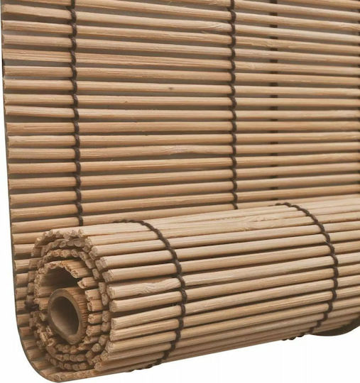 vidaXL Beschattungsrollo Bamboo Coffee L150xH160cm