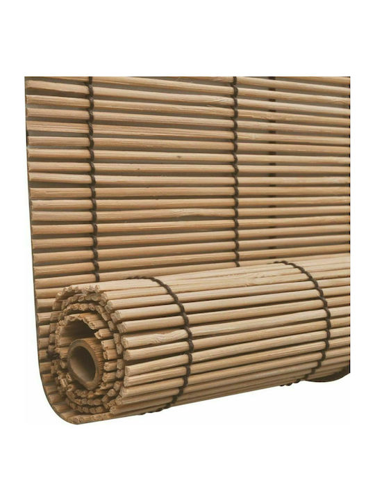 vidaXL Bamboo Blind Καφέ 80x220cm