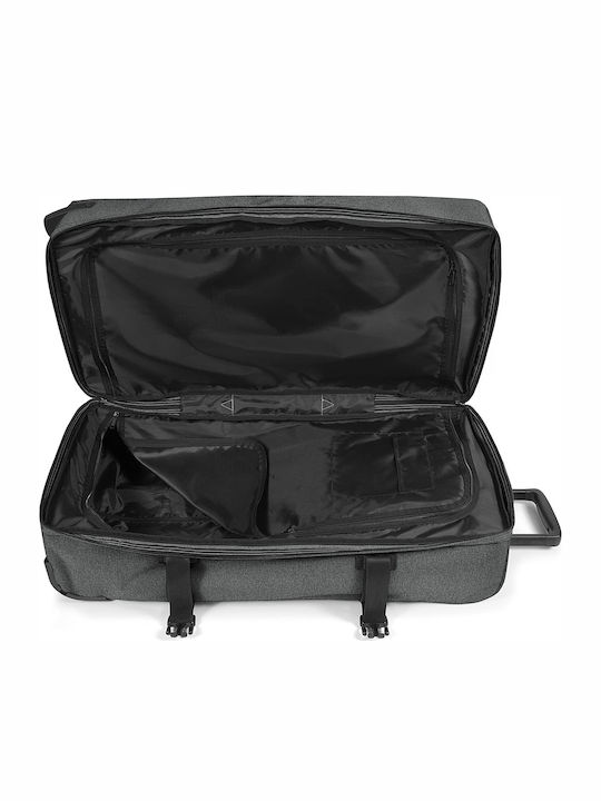 Eastpak Tranverz L Large Fabric Gray Suitcase with 2 Wheels Height 79cm