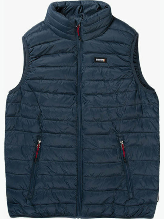Sleeveless Winter Jacket Puffer Blue