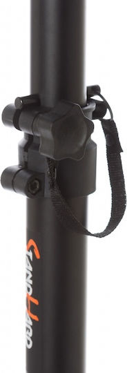 Bespeco PA Speaker Tripods height 118-177cm in Black Color