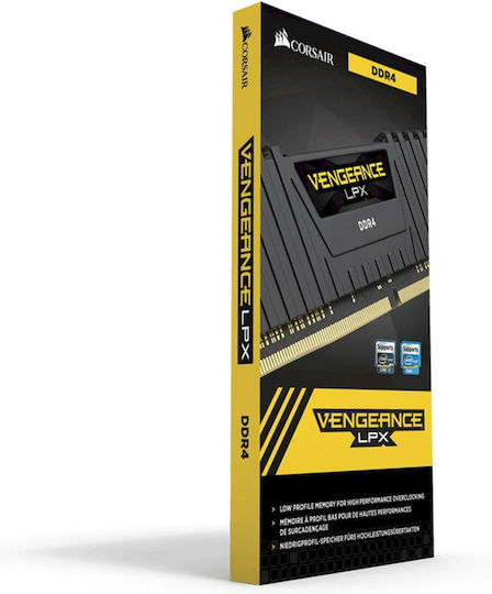 Corsair Vengeance LPX DDR4 με Module 1x8GB και Ταχύτητα 3000 για Desktop