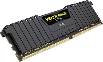 Corsair Vengeance LPX 8GB DDR4 RAM με Ταχύτητα 2400 για Desktop