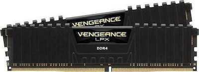 Corsair Vengeance LPX 32GB DDR4 RAM cu 2 module (2x16GB) și Viteză 2400 pentru Desktop