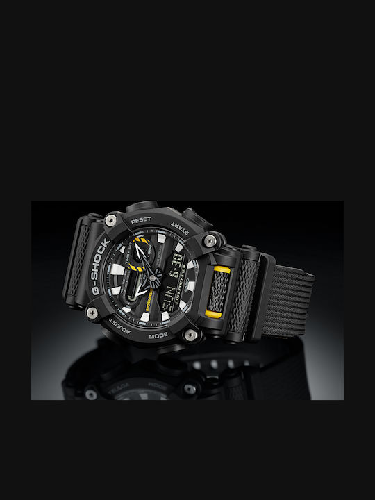 Casio G-shock Men's Watch 49.5mm Chronograph Battery with Black Rubber Strap