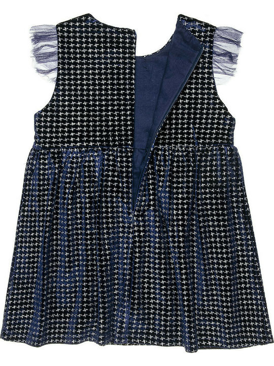 Alouette Kids Dress Tulle Sleeveless Navy Blue