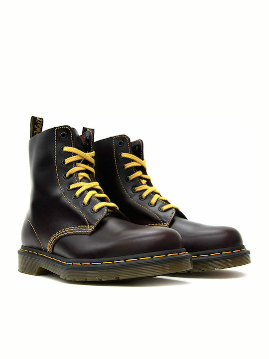 1460 Pascal Leather Brown Boots