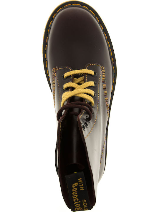 1460 Pascal Leather Brown Boots