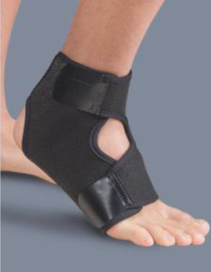Anatomic Help Neoprene Επιστραγαλίδα σε Μαύρο χρώμα