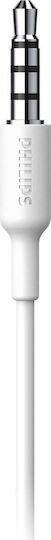 Philips TAA1105 Earbuds Handsfree με Βύσμα 3.5mm Λευκό