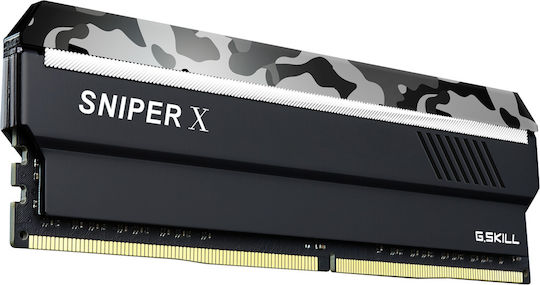 G.Skill Sniper X DDR4 16GB RAM με 2x8GB Modules και Ταχύτητα 3200 για Desktop