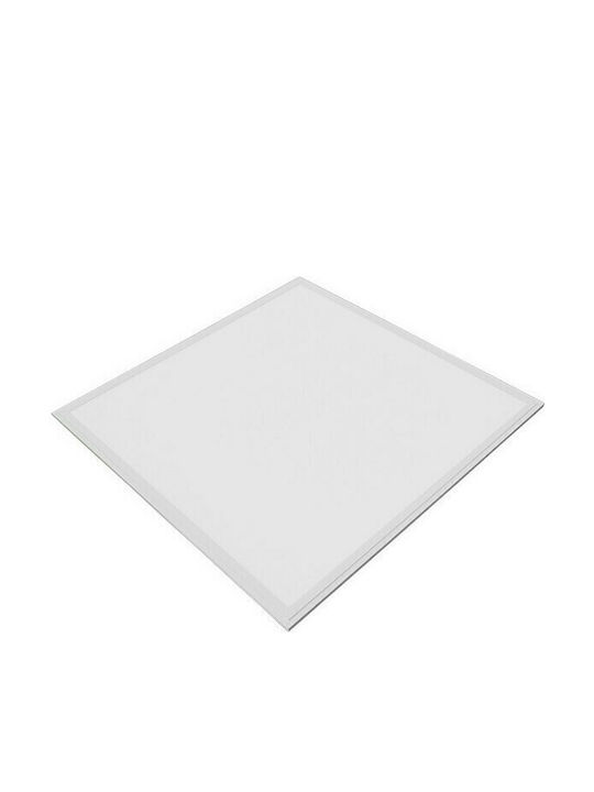 GloboStar Square Recessed LED Panel 40W with Warm White Light 60x60cm