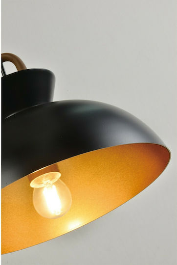 Hatzipantos Stores Pendant Light Black Bell with Socket E27 28cm