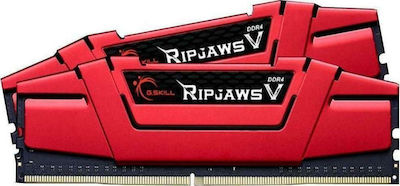 G.Skill Ripjaws V 32GB DDR4 RAM με 2 Modules (2x16GB) και Ταχύτητα 2400 για Desktop