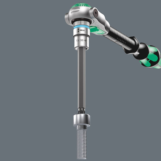 Wera Long Socket with Motor Torx and Socket 1/2'' Set 6pcs