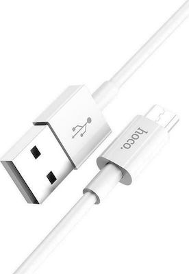 Hoco X1 Regulär USB 2.0 auf Micro-USB-Kabel Weiß 1m (HOC-X1m-W) 1Stück