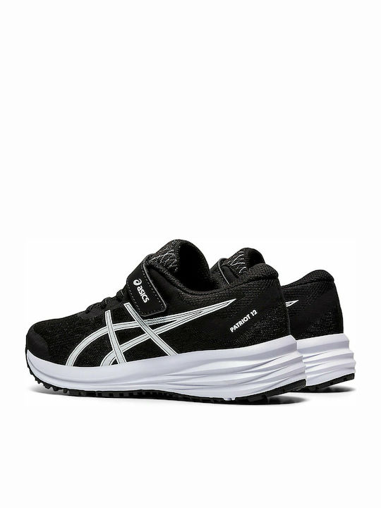 Patriot 12 Ps Kids Sports Shoes Running with Hoop & Loop Closure Black