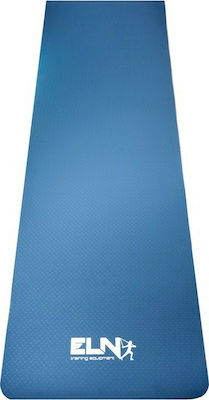 ELN Στρώμα Γυμναστικής Yoga/Pilates Μπλε (183x61x0.6cm)