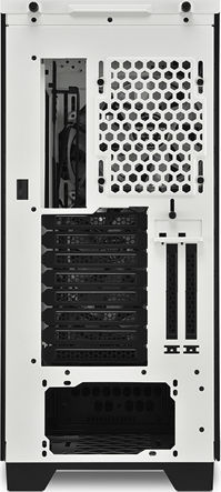 Sharkoon Elite Shark CA300T Gaming Midi Tower Computer Case with Side Window and RGB Lighting White
