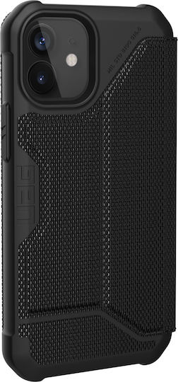 UAG Metropolis Buchen Sie Stoff Schwarz (iPhone 12 mini)