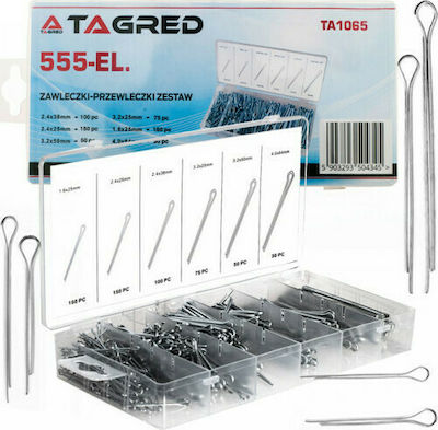 Tagred Safeties Κοπίλιες σε Πλαστική Κασετίνα TA1065 555pcs