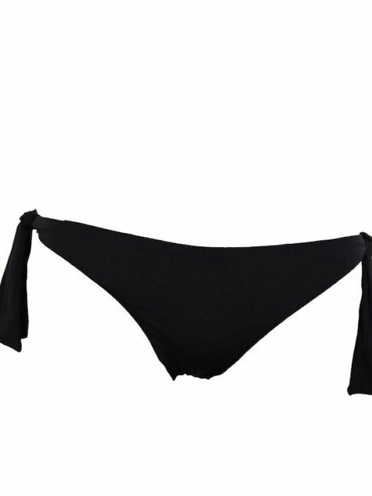 BP-1090 Bikini Brazil με Κορδονάκια Μαύρο
