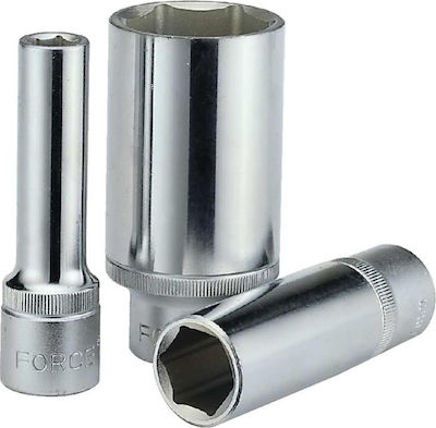 Force Socket Hex Long with Square Drive 1/2" Diameter 16mm