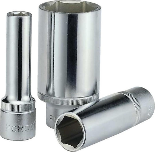 Force Socket Hex Long with Square Drive 1/2" Diameter 20mm