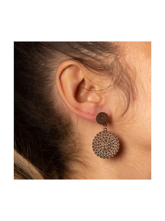 Earrings Discs - Earrings - ATC ROSE GOLD GOLD