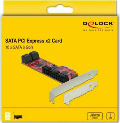 DeLock Card de control PCIe cu 10 porturi SATA III