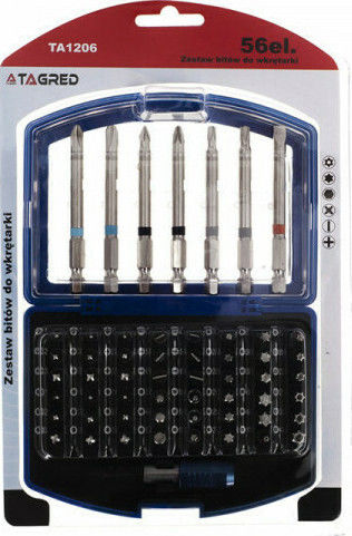 Tagred Set 56 Screwdriver Bits Cross