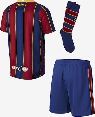 Nike FC Barcelona 2020/21 Home Παιδικό Σετ Εμφάνισης Ποδοσφαίρου
