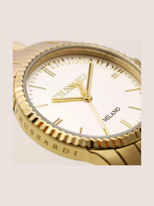 Trussardi T-Bent Ceas cu Mecanism pe Baterie