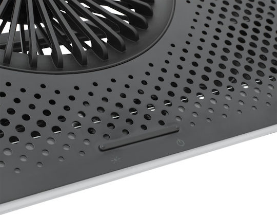 White Shark Ice Master RGB Cooling Pad για Laptop έως 15.6" με 4 Ανεμιστήρες Λευκό