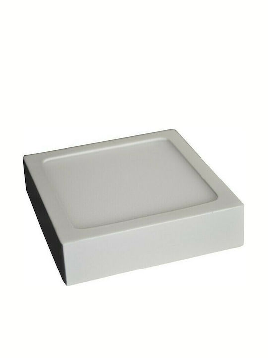 V-TAC Pătrat În aer liber Panou LED Putere 6W cu Alb Rece Lumini 18x18cm.