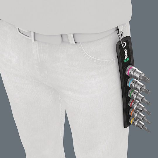 Wera Битови ключове с Torx и Квадратно Гнездо 1/2'' Комплект 6бр