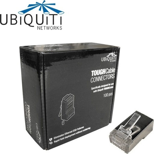Ubiquiti TOUGHCable Ștecher RJ-45 masculin Cat5e 100buc Argintiu (TC-CON-100)
