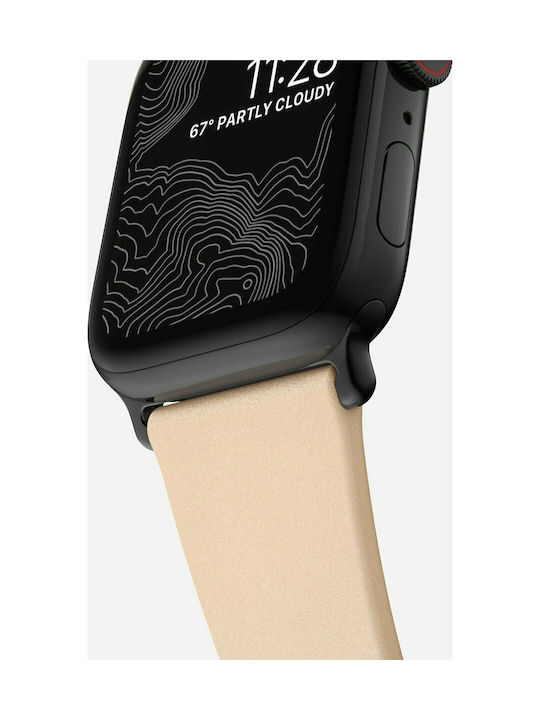Nomad Modern Slim Strap Strap Leather Black (Apple Watch 38/40/41/42mm) NM10JNB000