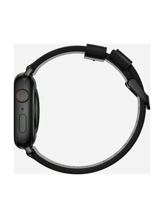 Nomad Modern Slim Strap Strap Leather Black (Apple Watch 38/40/41/42mm) NM10J1B000