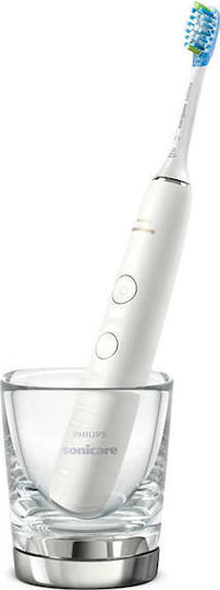 Philips Sonicare DiamondClean 9000 Electric Toothbrush with Timer, Pressure Sensor, and Travel Case White