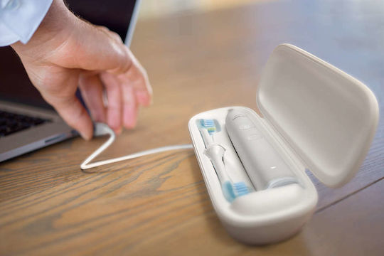 Philips Sonicare DiamondClean 9000 Electric Toothbrush with Timer, Pressure Sensor, and Travel Case White