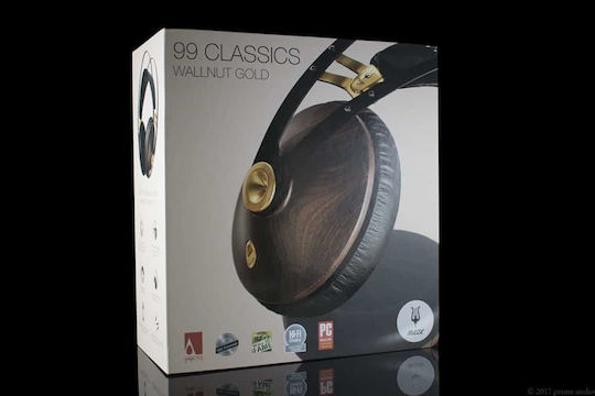 Meze Audio 99 Classics Kabelgebunden Über Ohr Kopfhörer mit 8 Stunden Betriebszeit Brown / Gold