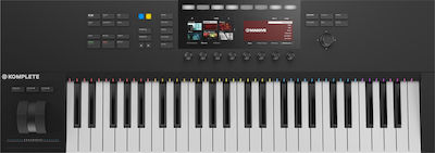 Native Instruments Midi Keyboard Komplete Kontrol S49 MK2 με 49 Πλήκτρα σε Μαύρο Χρώμα