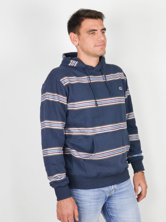 Emerson Men's Sweatshirt with Hood and Pockets Navy