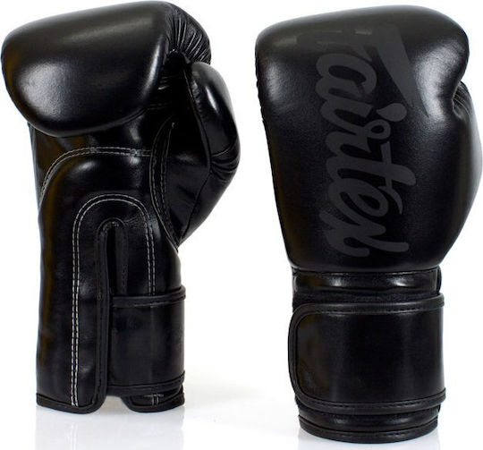 Fairtex BGV14 Synthetic Leather Boxing Competition Gloves Black