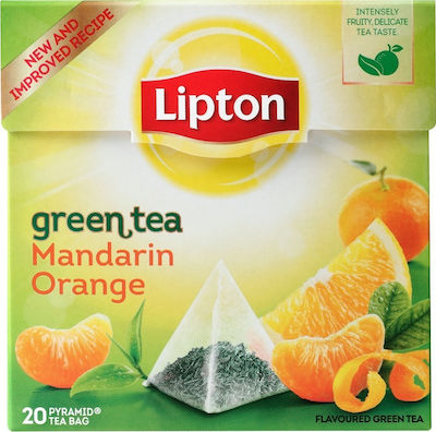 Lipton Πράσινο Τσάι Μανταρίνι-Πορτοκάλι 20gr