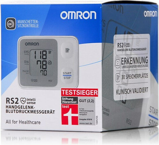 Omron RS2 Ηλεκτρονικό Πιεσόμετρο Καρπού Ακριβείας HEM-6121-D