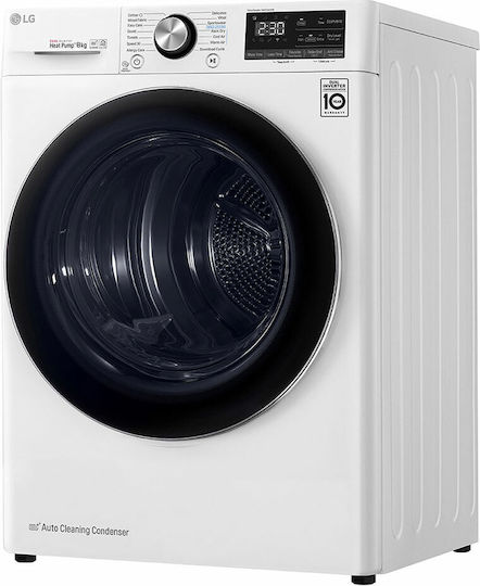 LG RC80V9AV3W Στεγνωτήριο 8kg με Αντλία Θερμότητας